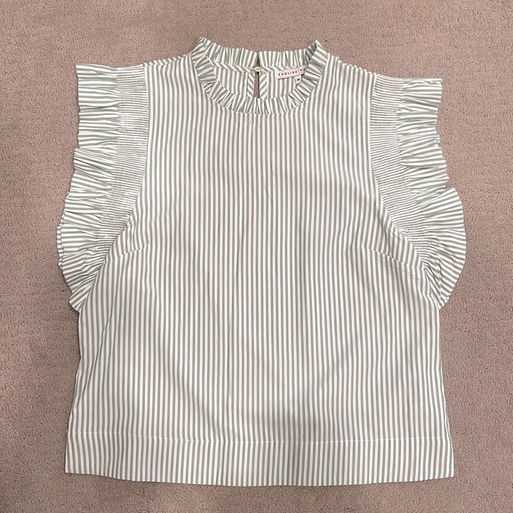 Ruffle Sleeved Top